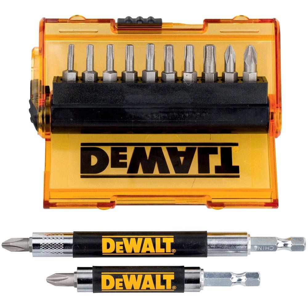 DeWalt 14 Piece Drive Guide Bit Holder and Screwdriver Bit Set - Image 1
