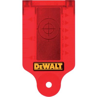 DeWalt Laser Target Plate Red