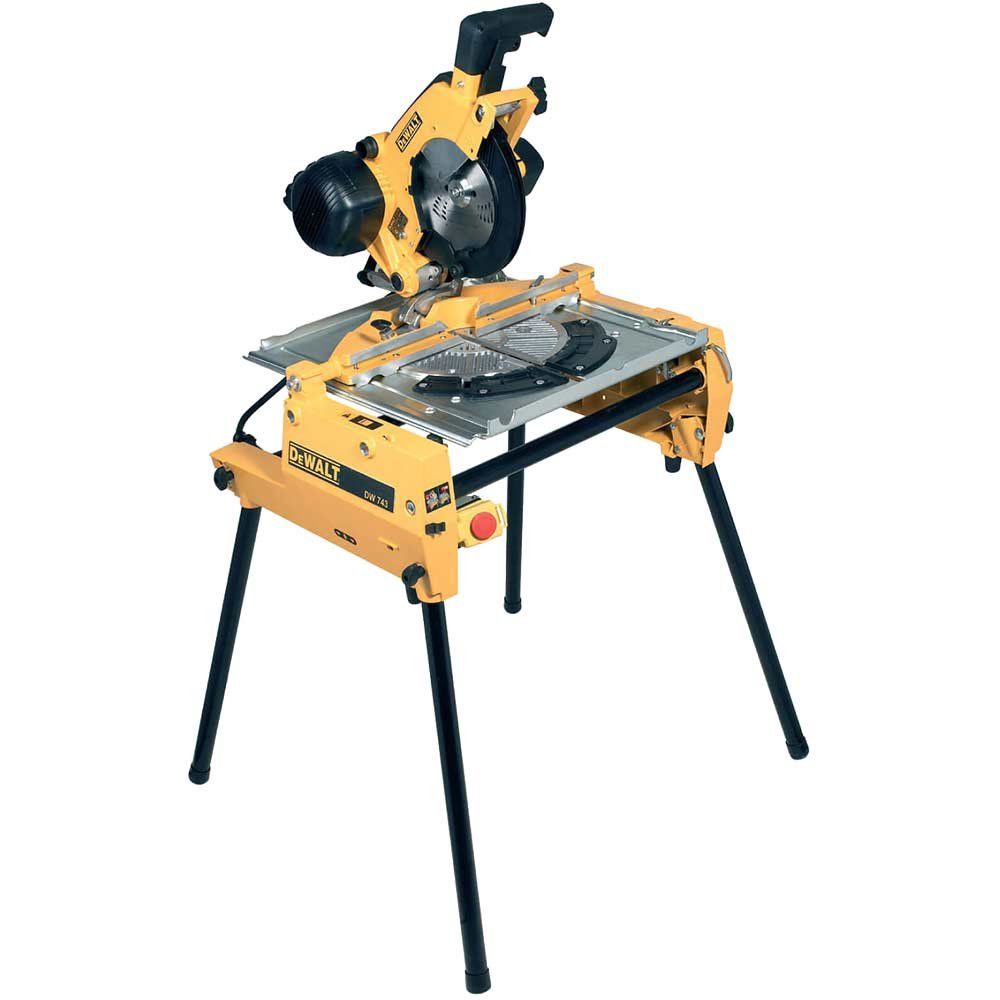Dewalt DW743N-GB Dw743N Flip-Over Saw 250Mm 2000W 240V - Image 1