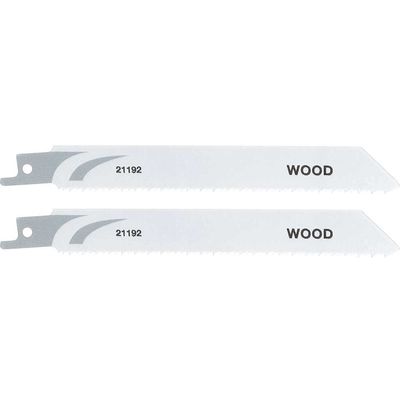Stanley Fine Wood Cutting Reciprocating Saw Blades 152mm Pack of 2