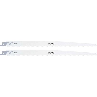 Stanley Pruning and Coarse Wood Cutting Reciprocating Saw Blades 305mm Pack of 2
