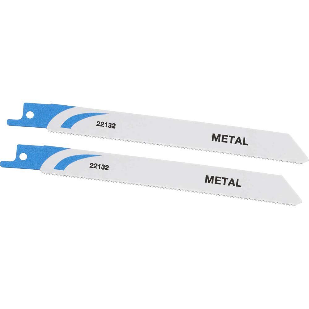 Stanley Thin Metal Cutting Reciprocating Saw Blades 152mm Pack of 2 - Image 1