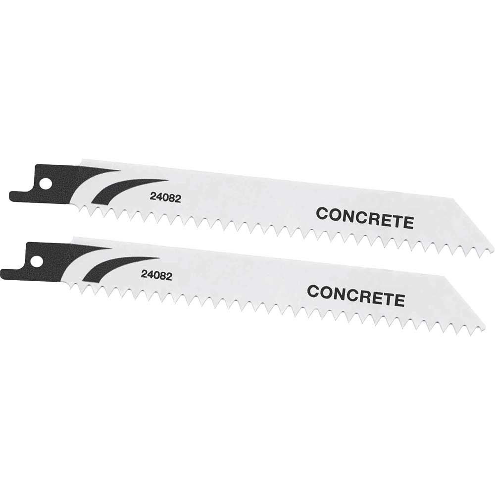 Stanley Concrete Cutting Reciprocating Saw Blades 152mm Pack of 2 - Image 1