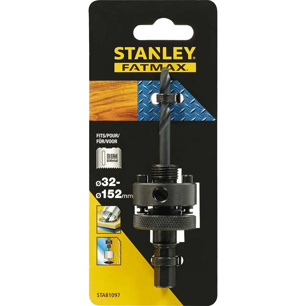 Stanley Arbor and Pilot Drill for 32mm - 152mm Bi Metal Hole Saws - Image 1