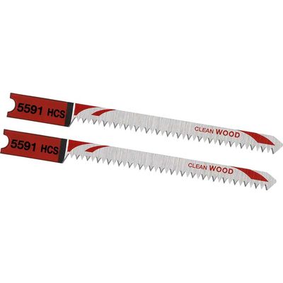 Stanley FatMax Clean Cutting U Shank Jigsaw Blades for Wood Pack of 2
