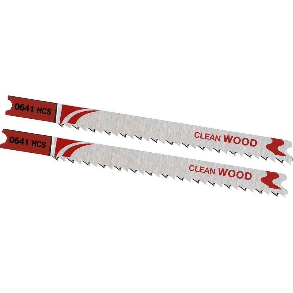 Stanley FatMax Clean Cutting U Shank Jigsaw Blades for Laminate Pack of 2 - Image 1