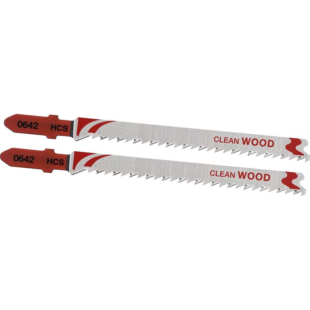 Stanley FatMax Fine Cutting T Shank Jigsaw Blades for Wood Pack of 2 - Image 1