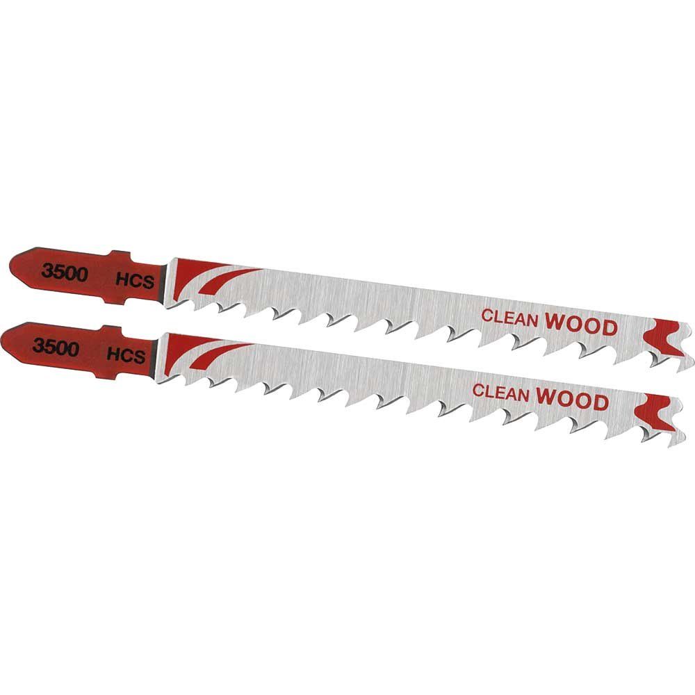 Stanley FatMax Clean Cutting T Shank Jigsaw Blades for Wood Pack of 2 - Image 1