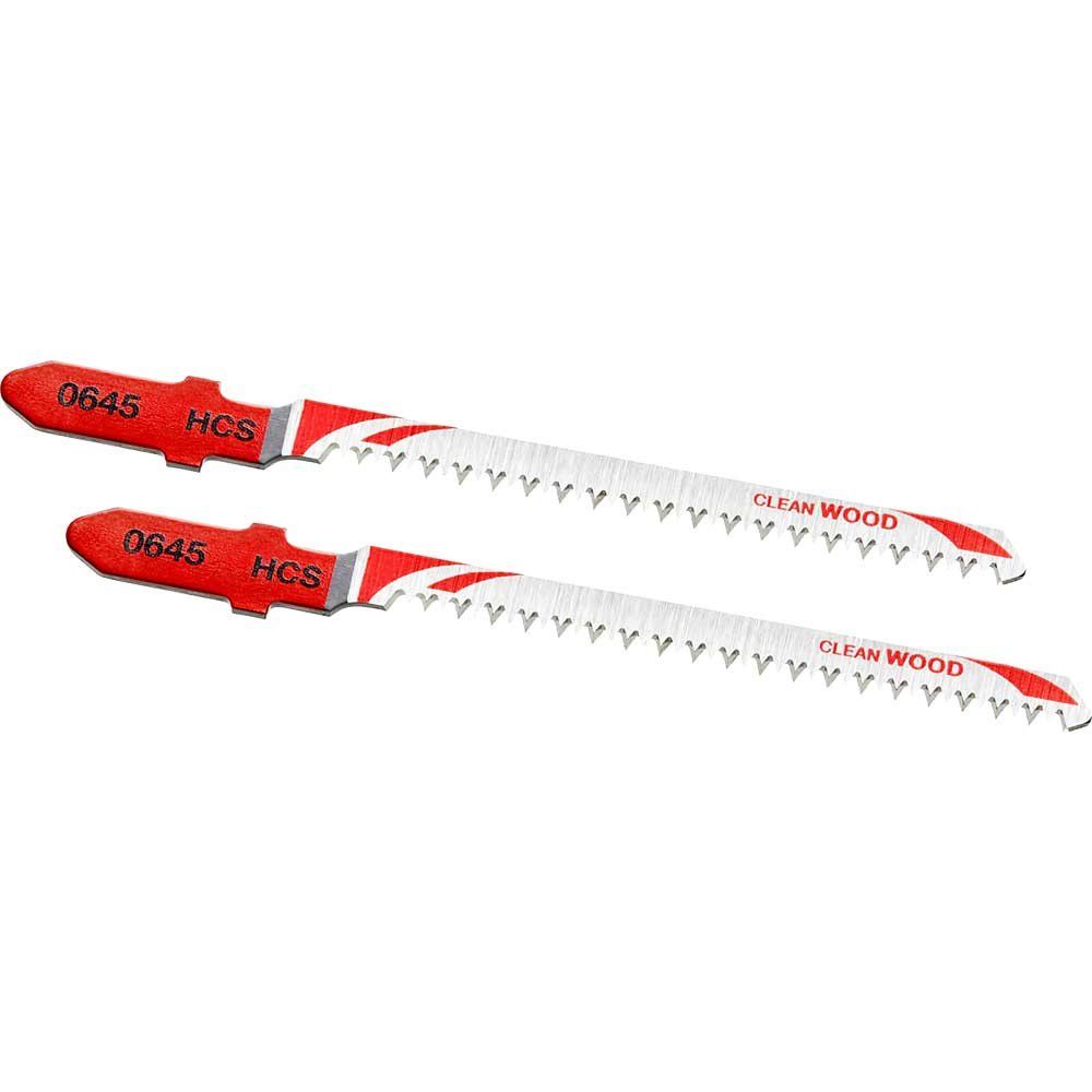 Stanley FatMax Clean Cutting T Shank Jigsaw Blades for Wood Pack of 2 - Image 1