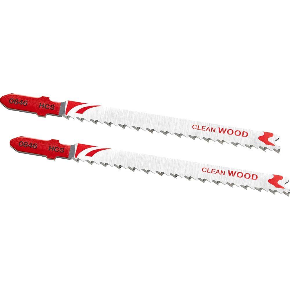 Stanley FatMax Clean Cutting T Shank Jigsaw Blades for Laminate Pack of 2 - Image 1