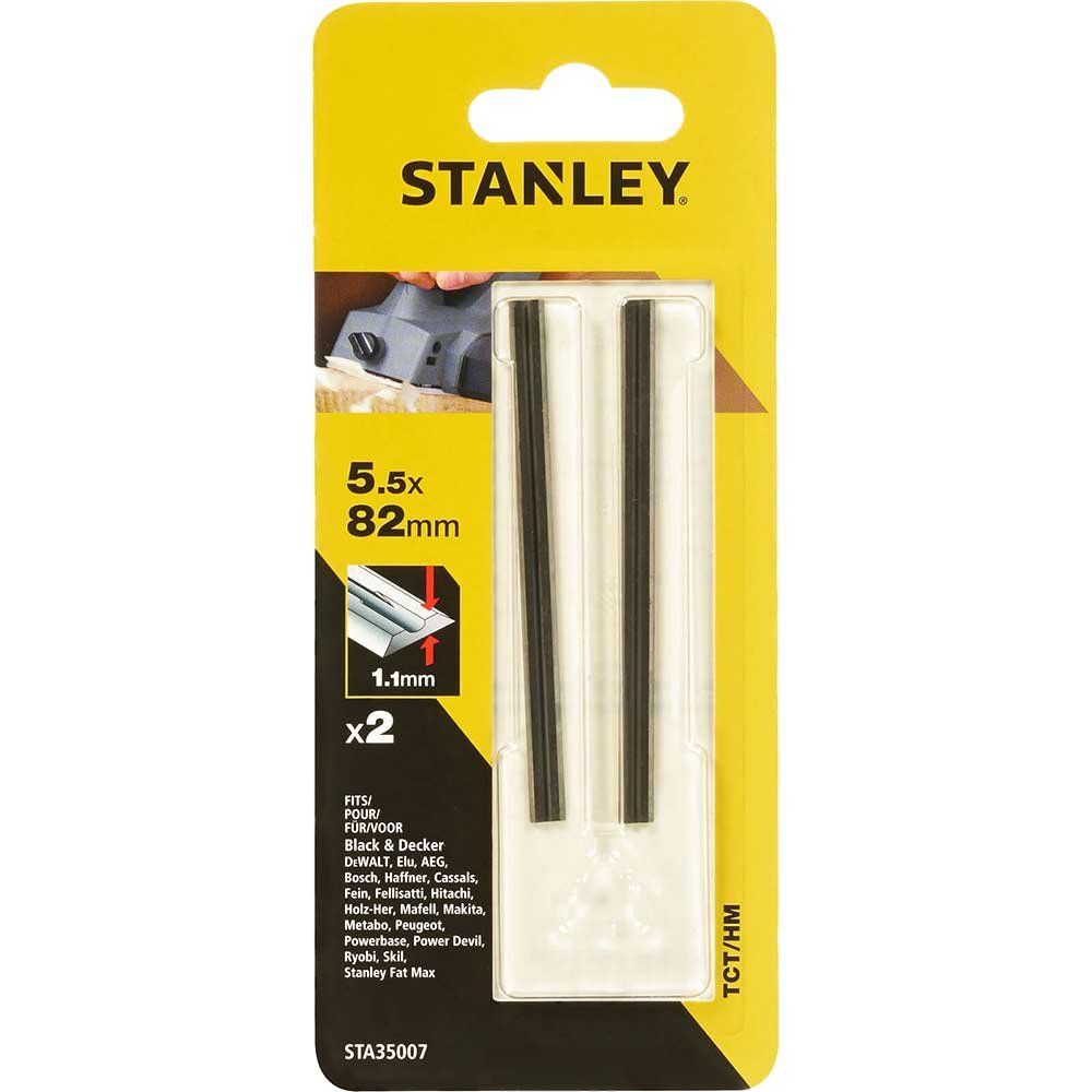 Stanley TCT Planer Blades 82mm Pack of 2 - Image 1