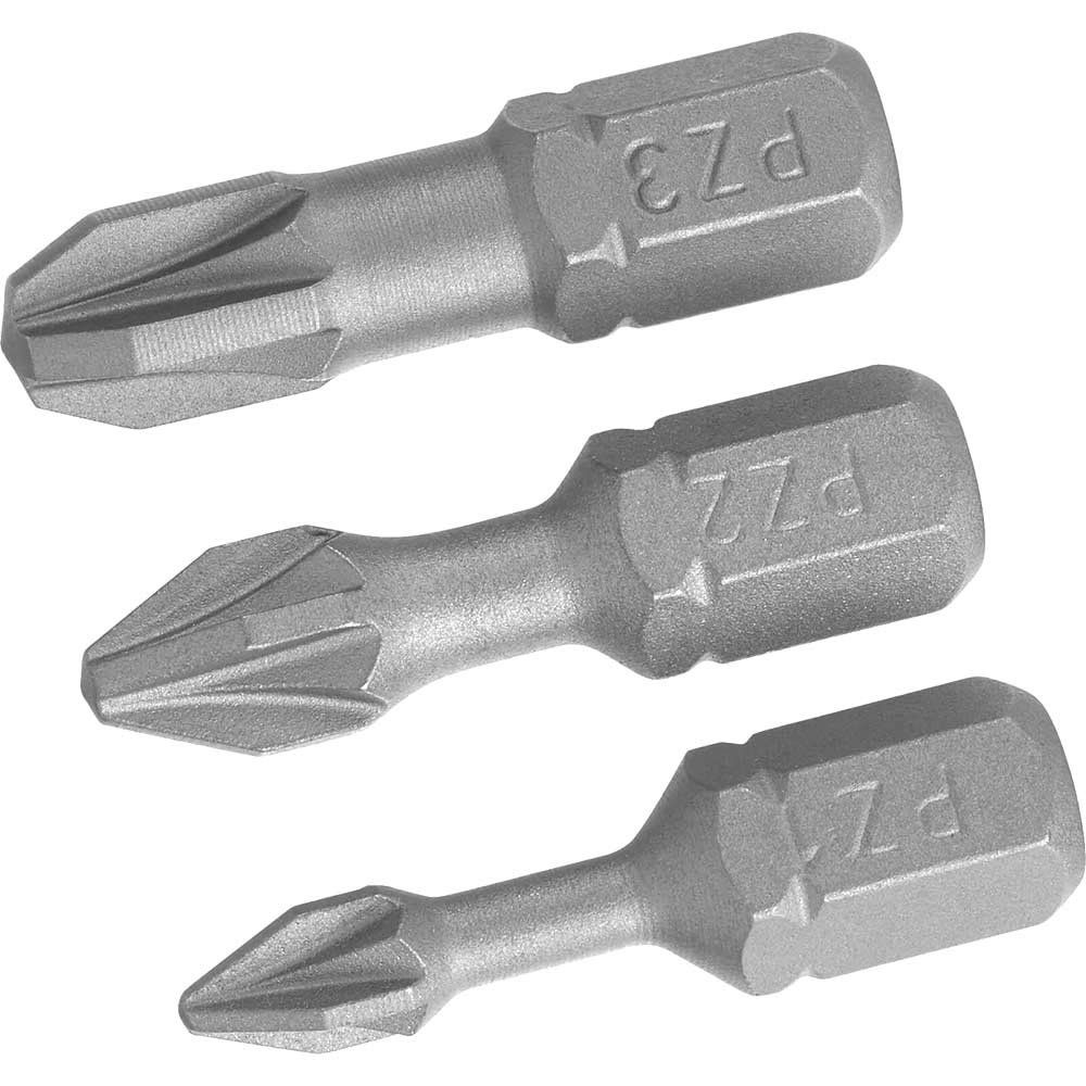 Stanley FatMax 3 Piece Pozi Torsion Screwdriver Bit Set - Image 1