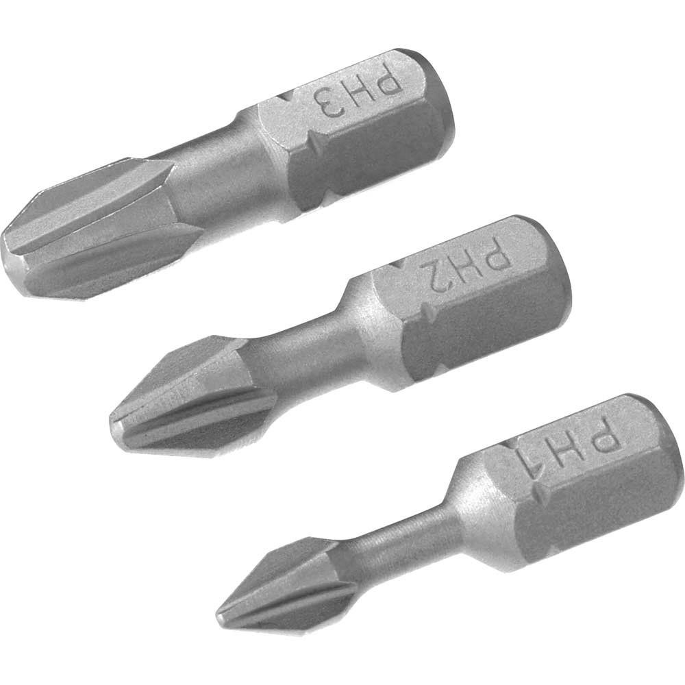 Stanley FatMax 3 Piece Phillips Torsion Screwdriver Bit Set - Image 1