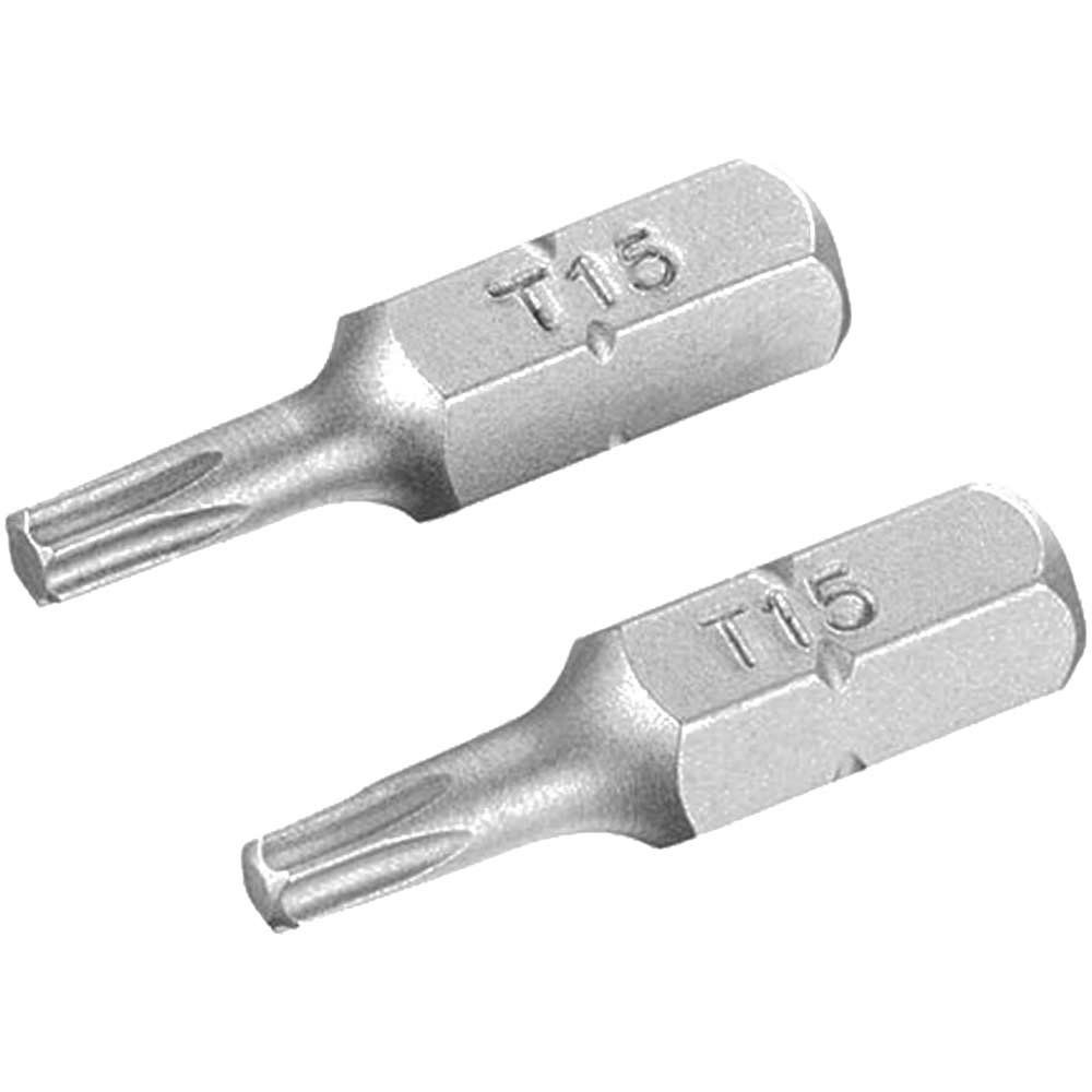 Stanley Torx Screwdriver Bits T15 25mm Pack of 2 - Image 1