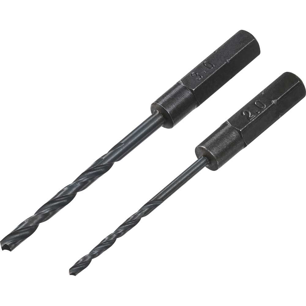 Stanley 2 Piece Hex Shank Pilot Drill Bit Set - Image 1