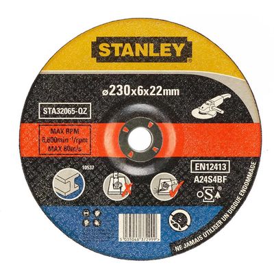 Stanley Depressed Centre Metal Grinding Disc 230mm Pack of 1