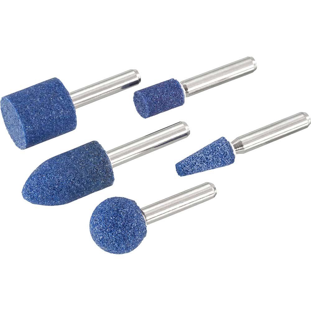 Stanley 5 Piece 6mm Shank Mounted Grinding Stone Set - Image 1