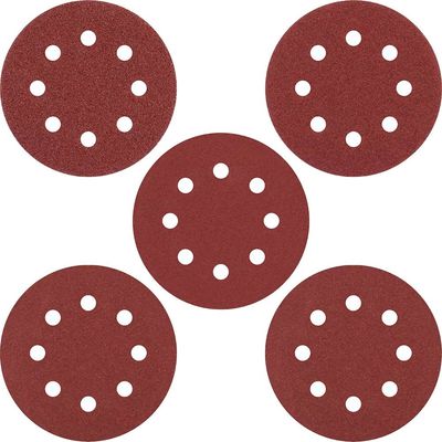 Stanley Hook and Loop ROS Sanding Discs 115mm 115mm 40g Pack of 5