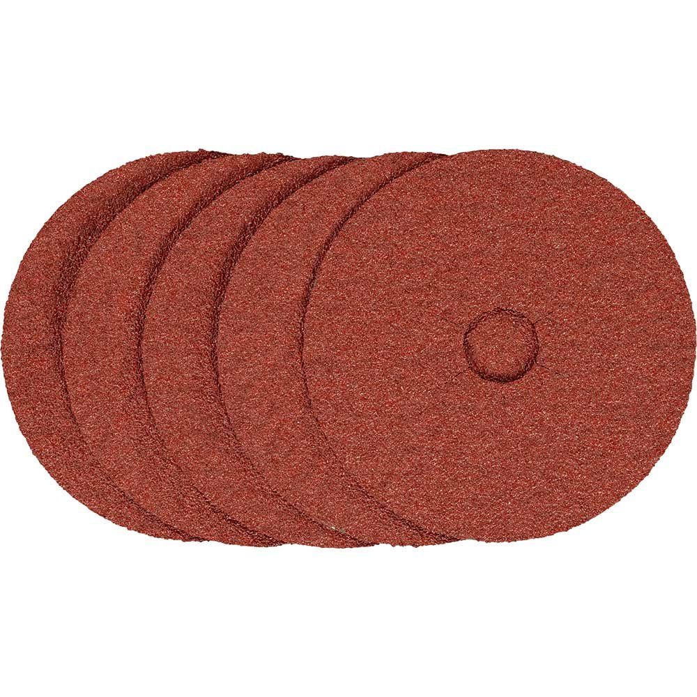 Stanley Fibre Sanding Discs for 115mm Angle Grinders 115mm 40g Pack of 5 - Image 1