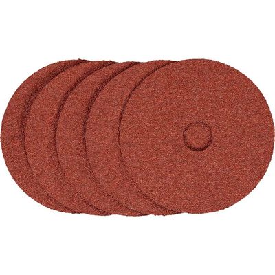 Stanley Fibre Sanding Discs for 115mm Angle Grinders 115mm 40g Pack of 5