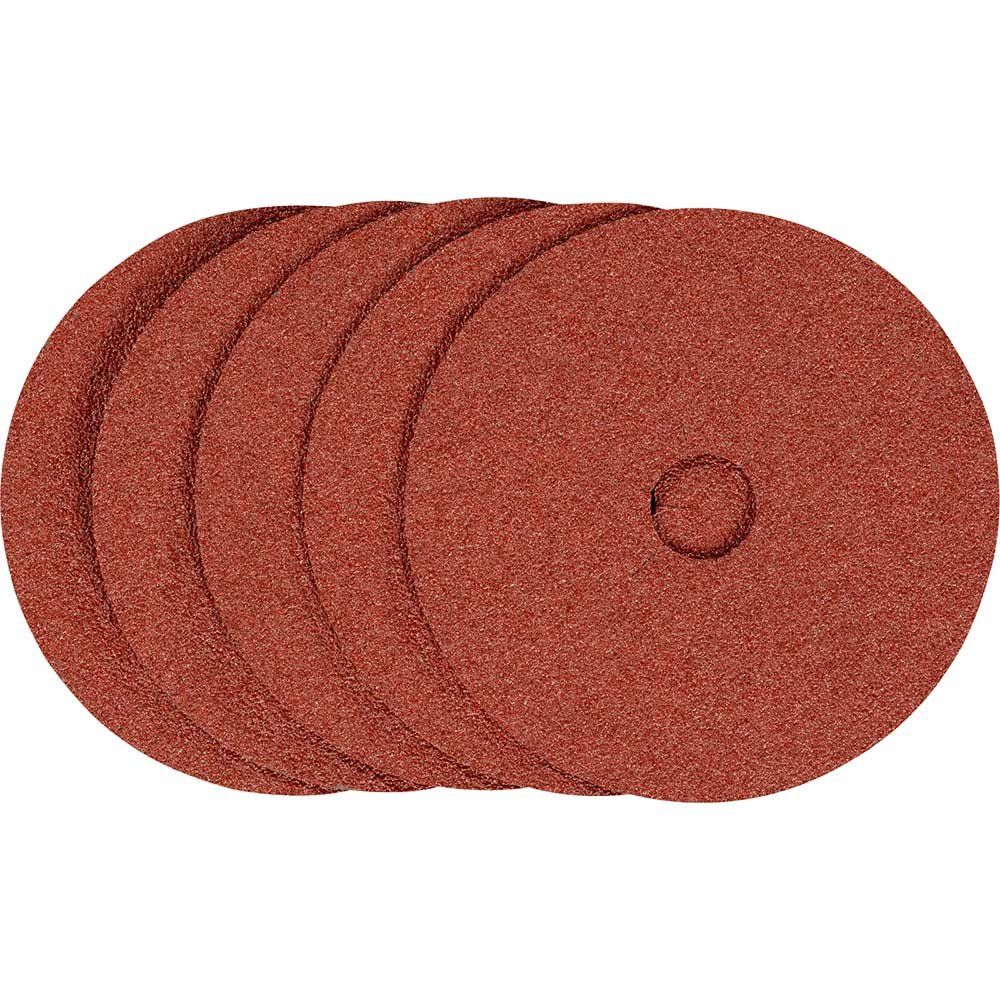 Stanley Fibre Sanding Discs for 125mm Angle Grinders 125mm 40g Pack of 5 - Image 1