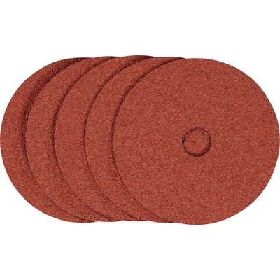 Stanley Fibre Sanding Discs for 125mm Angle Grinders 125mm 40g Pack of 5