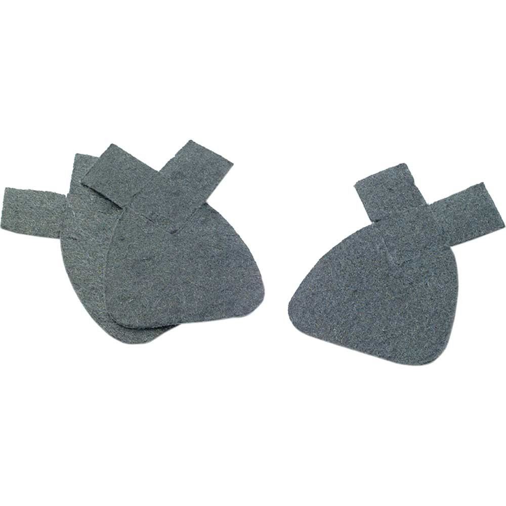 Black and Decker Piranha Quick Fit Mouse Wire Wool Sanding Sheets Coarse Pack of 3 - Image 1