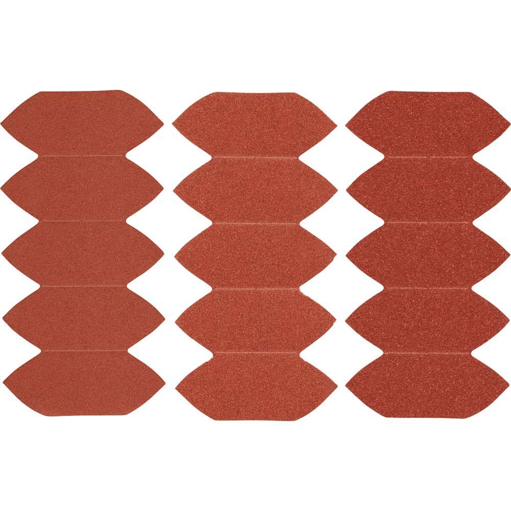 Stanley Sanding Fingers for Mouse Sanders Assorted Grit Pack of 15 - Image 1