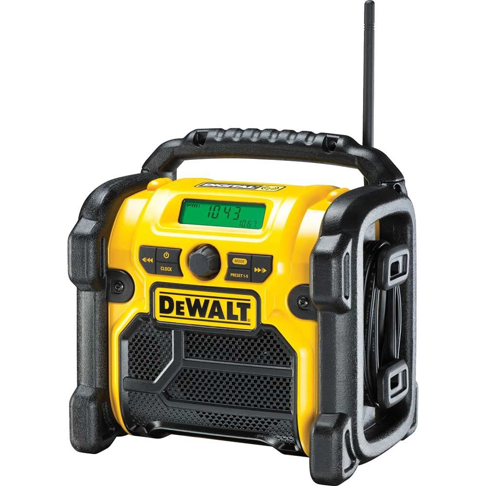 DeWalt DCR020 XR DAB Job Site Workshop Radio 240v - Image 1