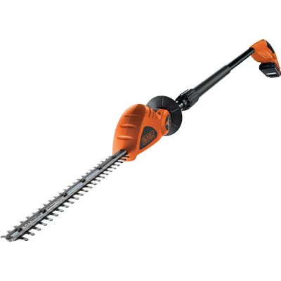 Black and Decker GTC1843L 18v Cordless Long Articulating Hedge Trimmer 430mm 1 x 2ah Li-ion Battery Charger