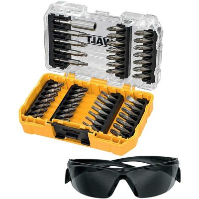 Dewalt DT70703-QZ Dt70703 Screwdriving Set 47 Piece + Safety Glasses