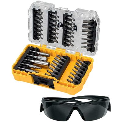 Dewalt DT70704-QZ Dt70704 Screwdriving Set 47 Piece + Safety Glasses