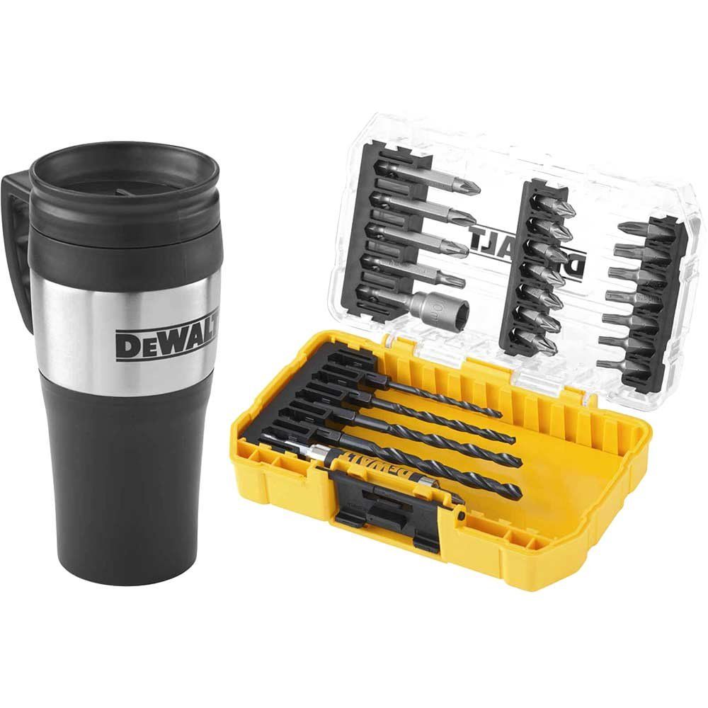 DeWalt 25 Piece Hex Shank Drill and Screwdriver Bit Set / Mug in Tough Case - Image 1