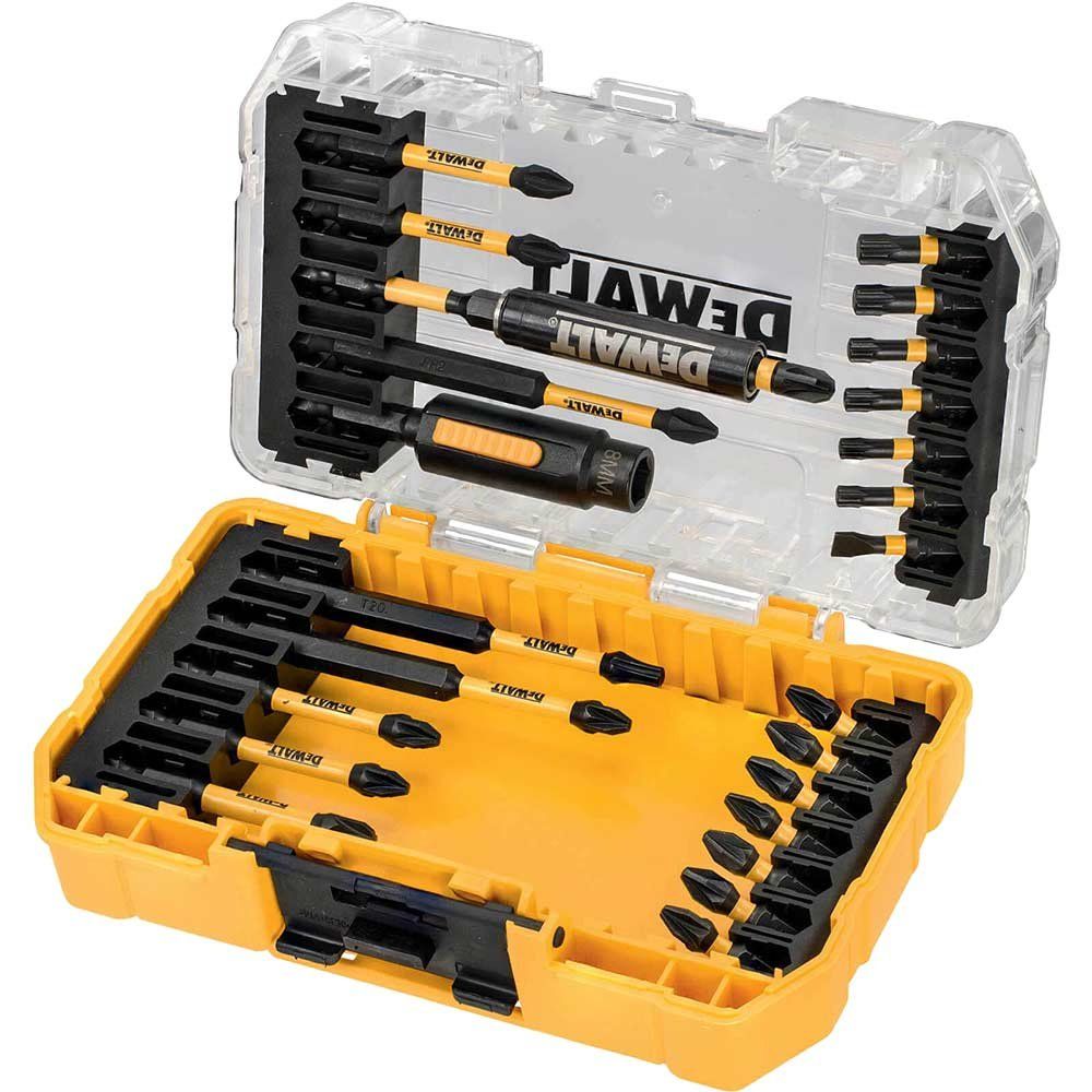 DeWalt 25 Piece FlexTorq Impact Screwdriver Bit Set in ToughCase - Image 1
