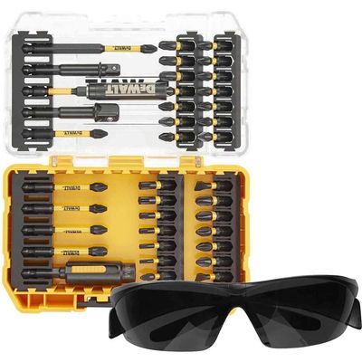Dewalt DT70740T-QZ Dt70740T Flextorq Bit Set 38 Piece + Safety Glasses