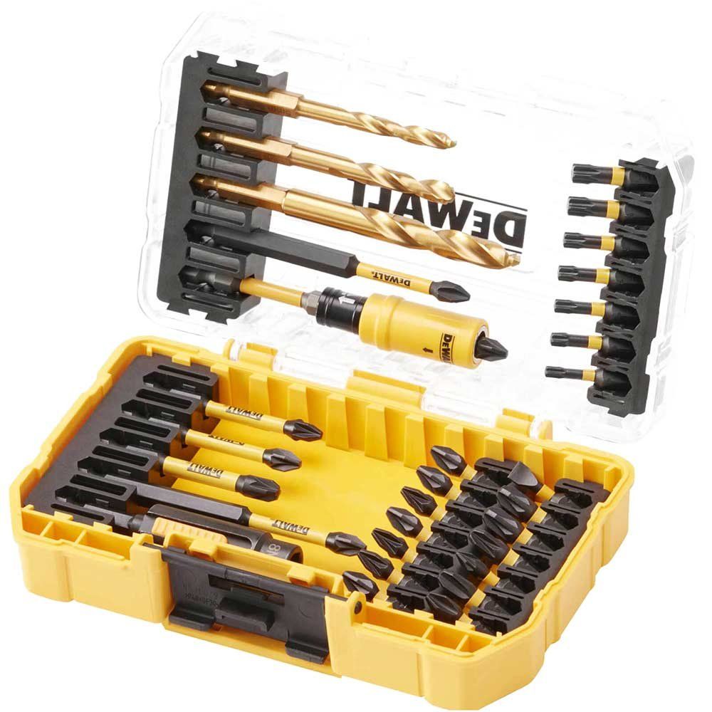 DeWalt 32 Piece FlexTorq Impact Screwdriver and Drill Bit Set in ToughCase - Image 1