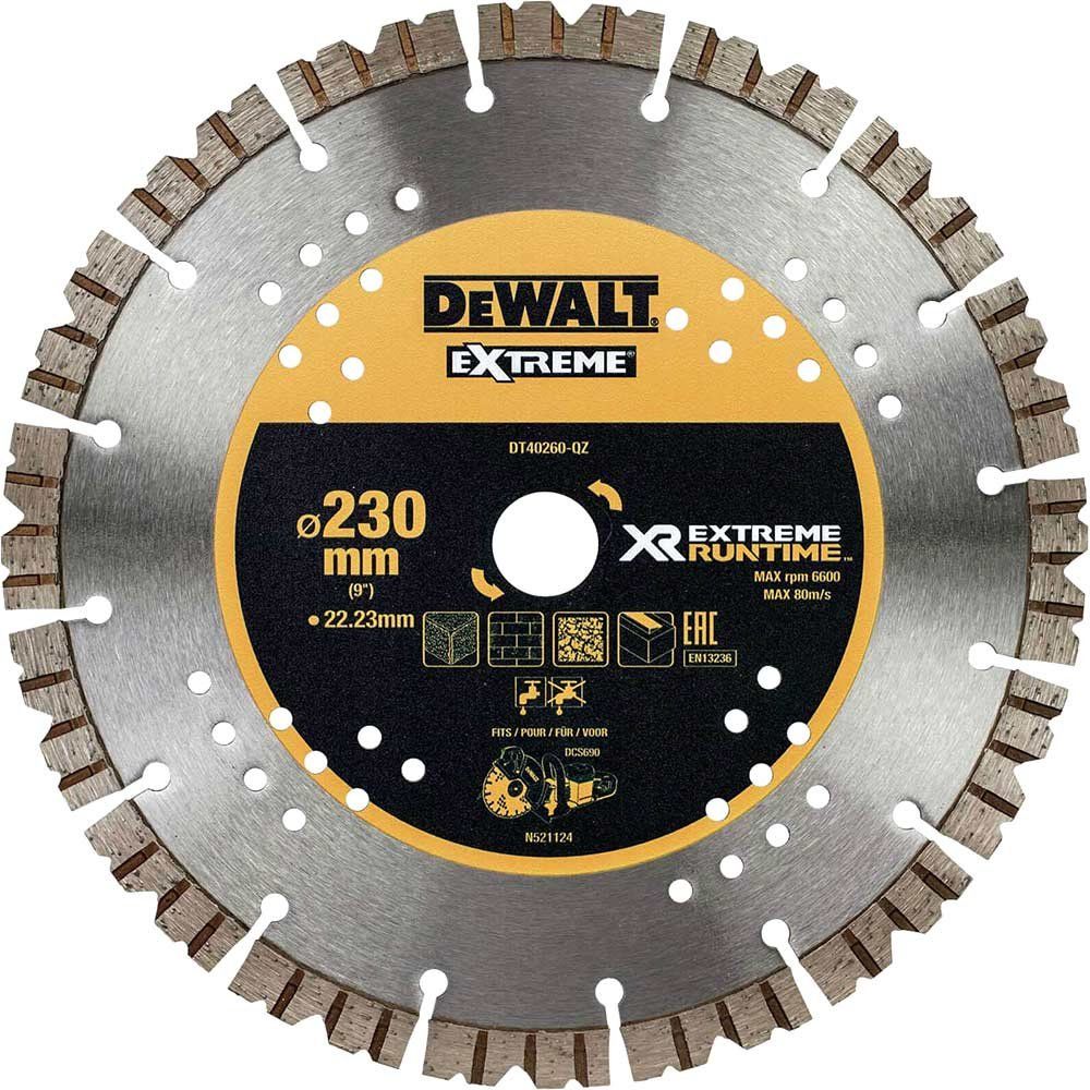 Dewalt DT40260-QZ Dt40260 Extreme Diamond Cutting Blade 230 X 22.23Mm - Image 1