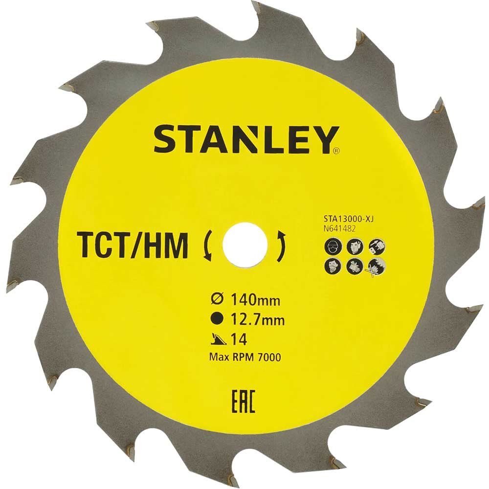 Stanley TCT Circular Saw Blade 140mm 14T 12.7mm - Image 1