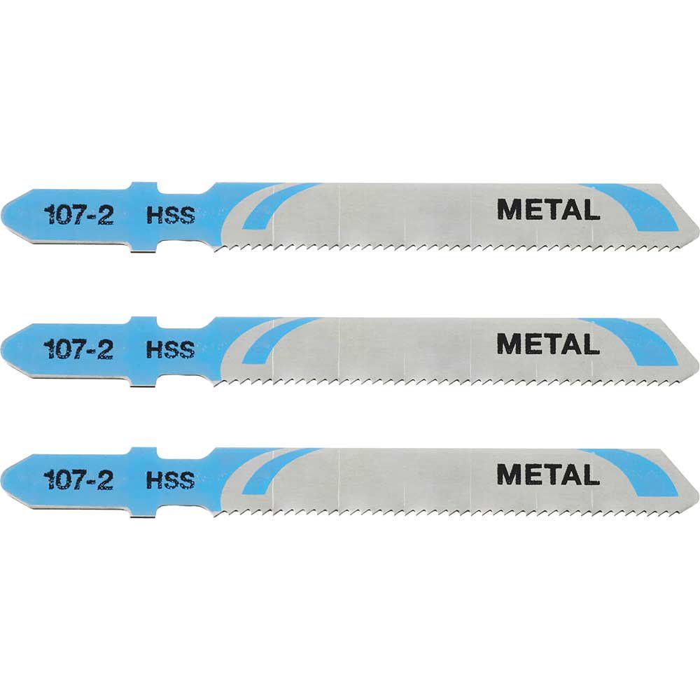 Stanley T Shank HSS Jigsaw Blades for Metal Pack of 3 - Image 1