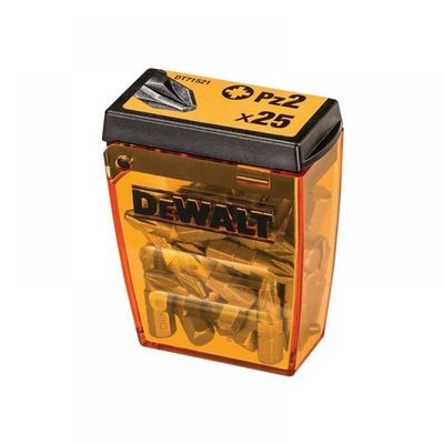 Dewalt Pz2 Dt71521-qz 25mm Standard Tic Tac Bits - Box Of 25