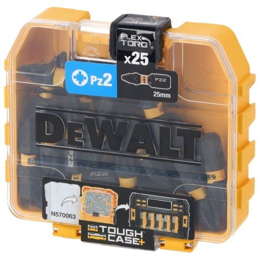 Dewalt DT70588T-QZ Dt70588T Pz2 25Mm Impact Bit Display 21 X Packs Of 25 - Image 1