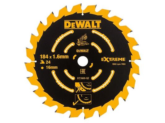 Dewalt DT1669-QZ Cordless Mitre Saw Blade For Dcs365 184 X 16Mm X 24T