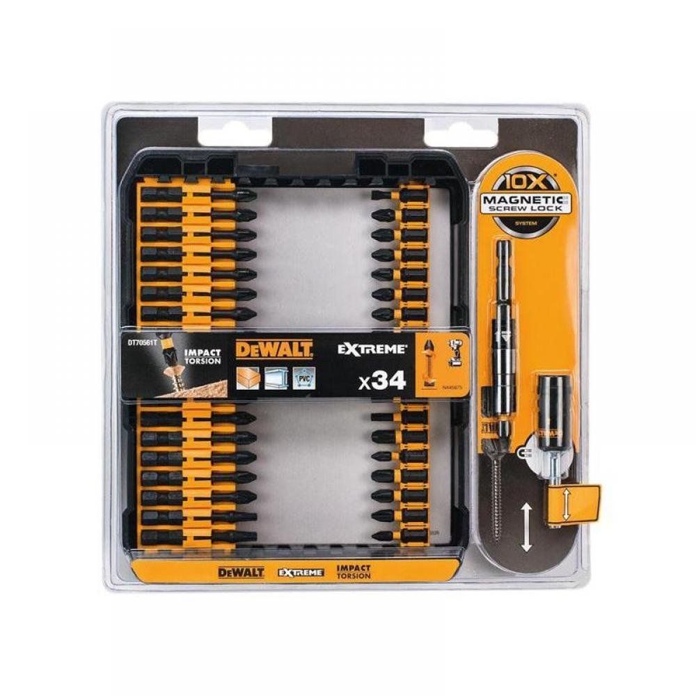 Dewalt DT70561T-QZ Dt70561T Impact Torsion Set + 3In Holder 34 Piece - Image 1