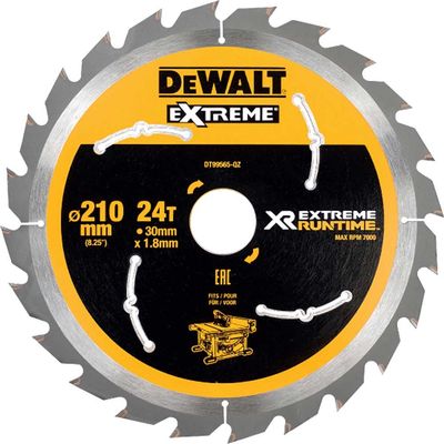 Dewalt DT99565-QZ Xr Flexvolt Table Saw Blade 210 X 30Mm X 24T