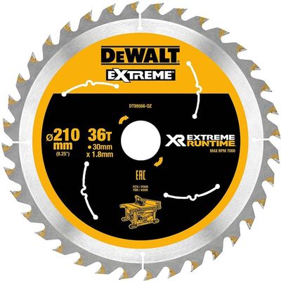Dewalt DT99566-QZ Xr Flexvolt Table Saw Blade 210 X 30Mm X 36T
