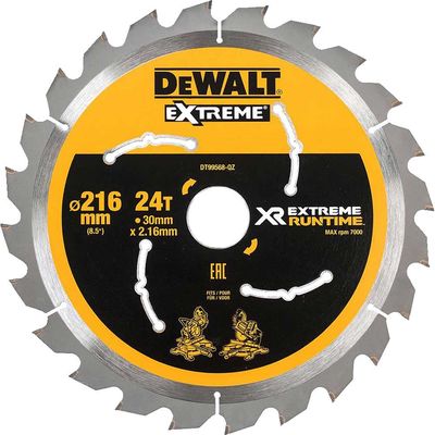 Dewalt DT99568-QZ Xr Flexvolt Circular Saw Blade 216 X 30Mm X 24T