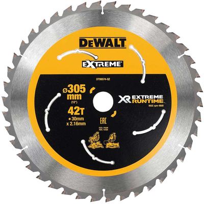 Dewalt DT99574-QZ Xr Flexvolt Mitre Saw Blade 305 X 30Mm X 42T