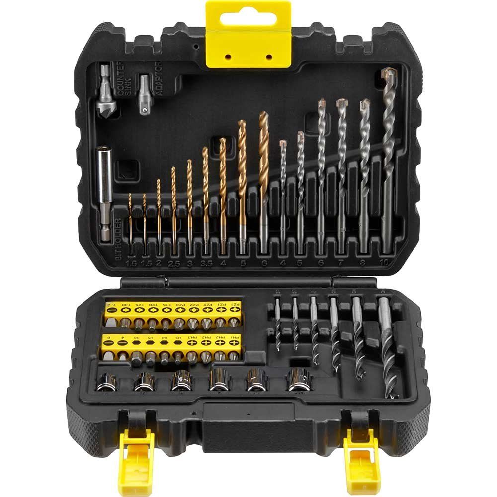 Stanley 50 Piece Drill and Screwdriver Bit Set - Image 1