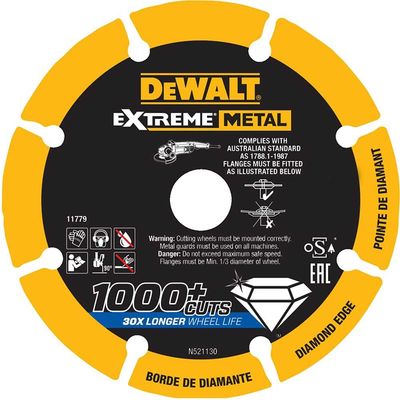 DeWalt Extreme Diamond Metal Cutting Disc 125mm