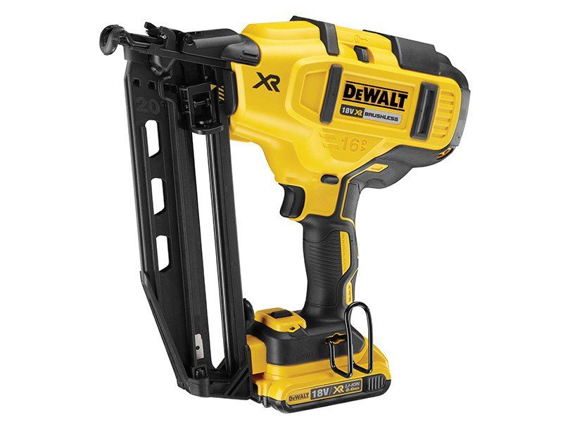 Dewalt DCN660D2-GB Dcn660D2 Cordless Xr Brushless Second Fix Nailer 18V 2 X 2.0Ah Li-Ion - Image 1